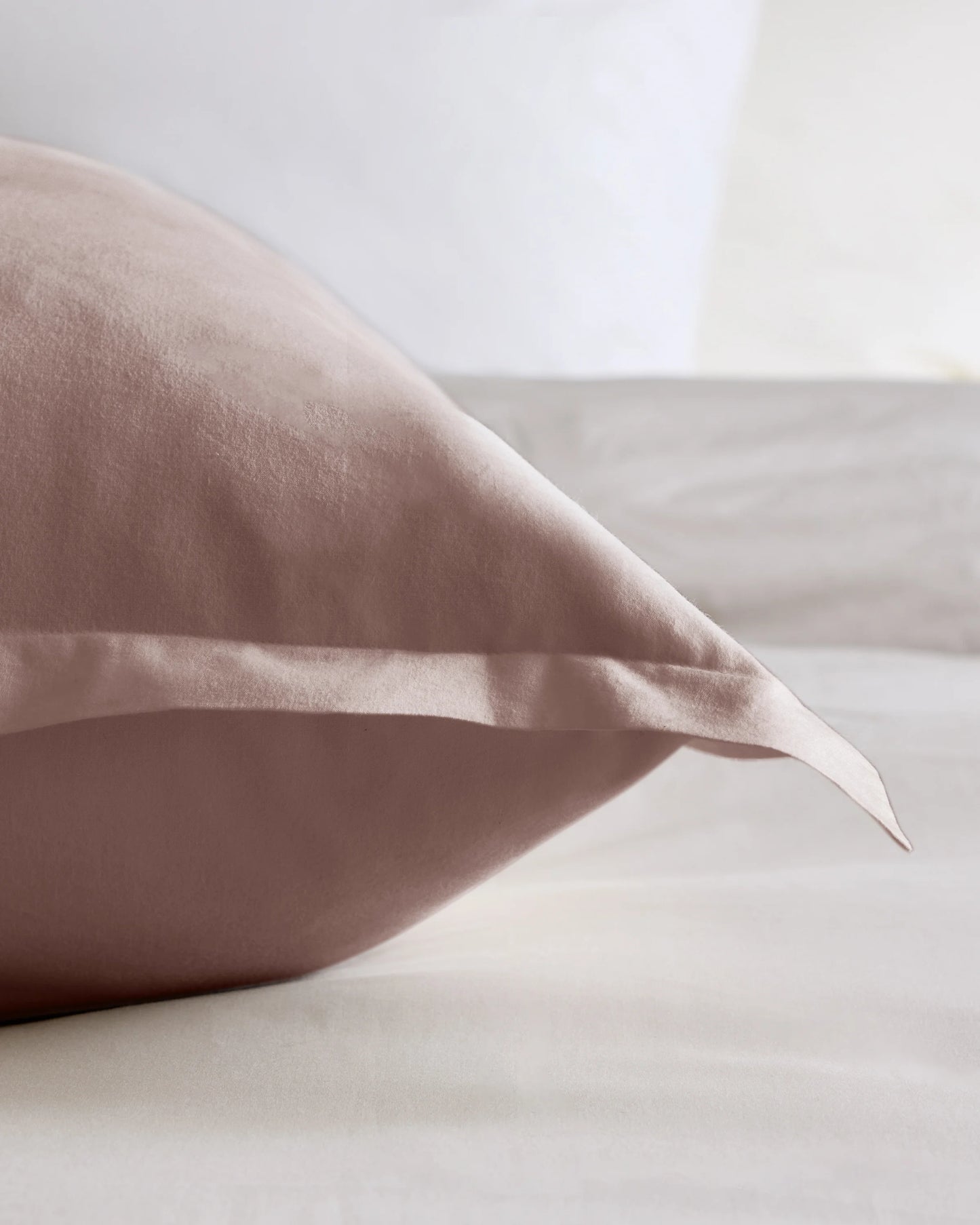 Organic Brushed Cotton Euro Sham - Euro / Dusty Olive