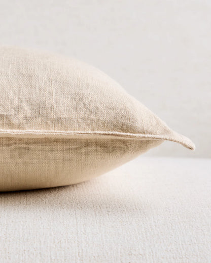 European Linen Flange Edge Pillow Cover - 20x20 / Nightfall