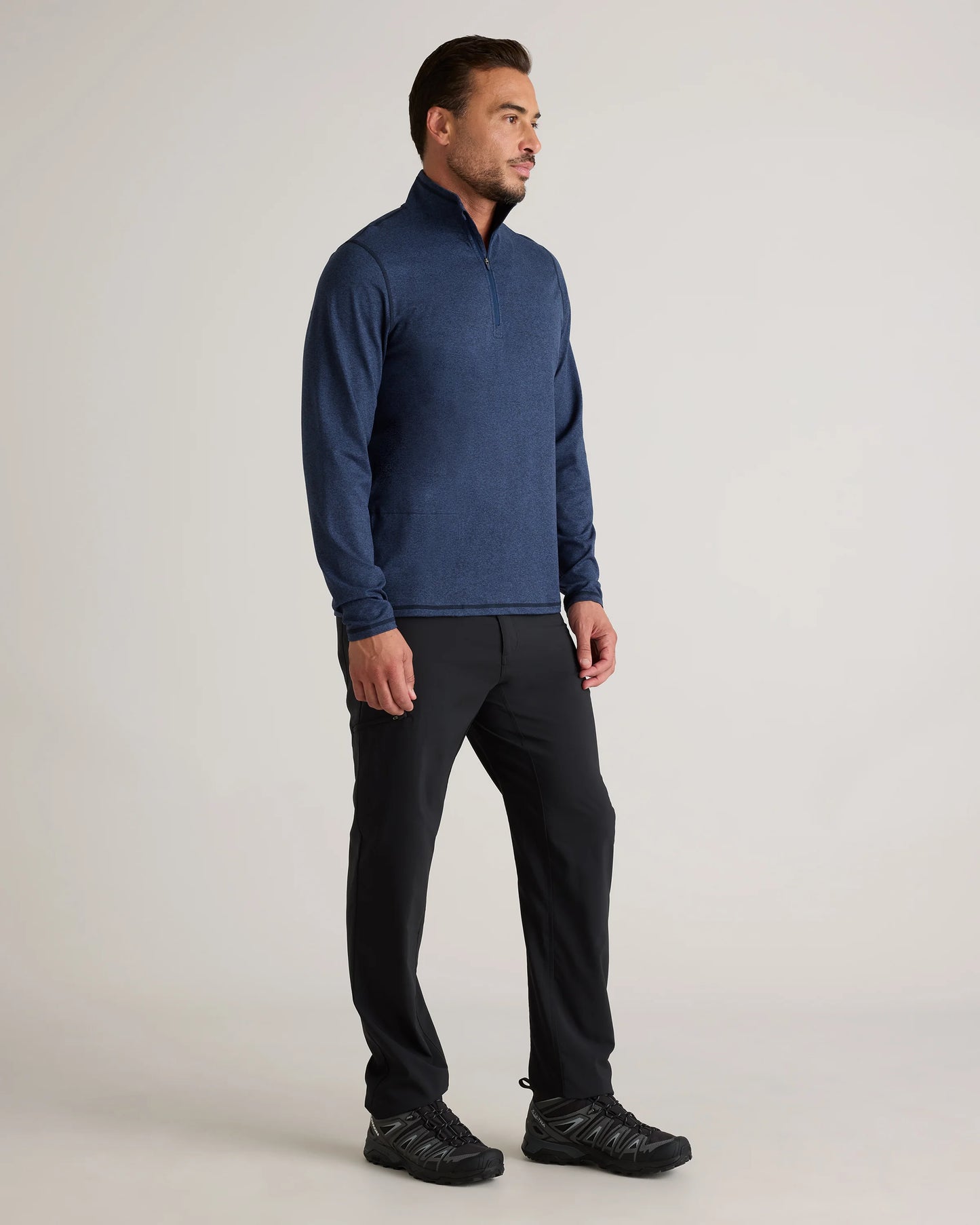 Flowknit Performance Half-Zip - XS / Heather Morel Grey