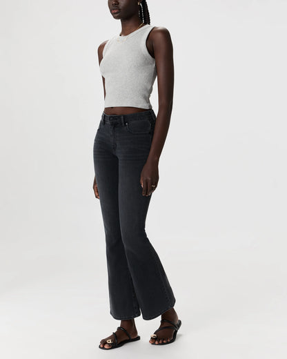 Luna Stretch Flare Jeans - 24 / Black