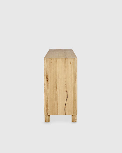 Rustic Oak Sideboard - One Size / Natural