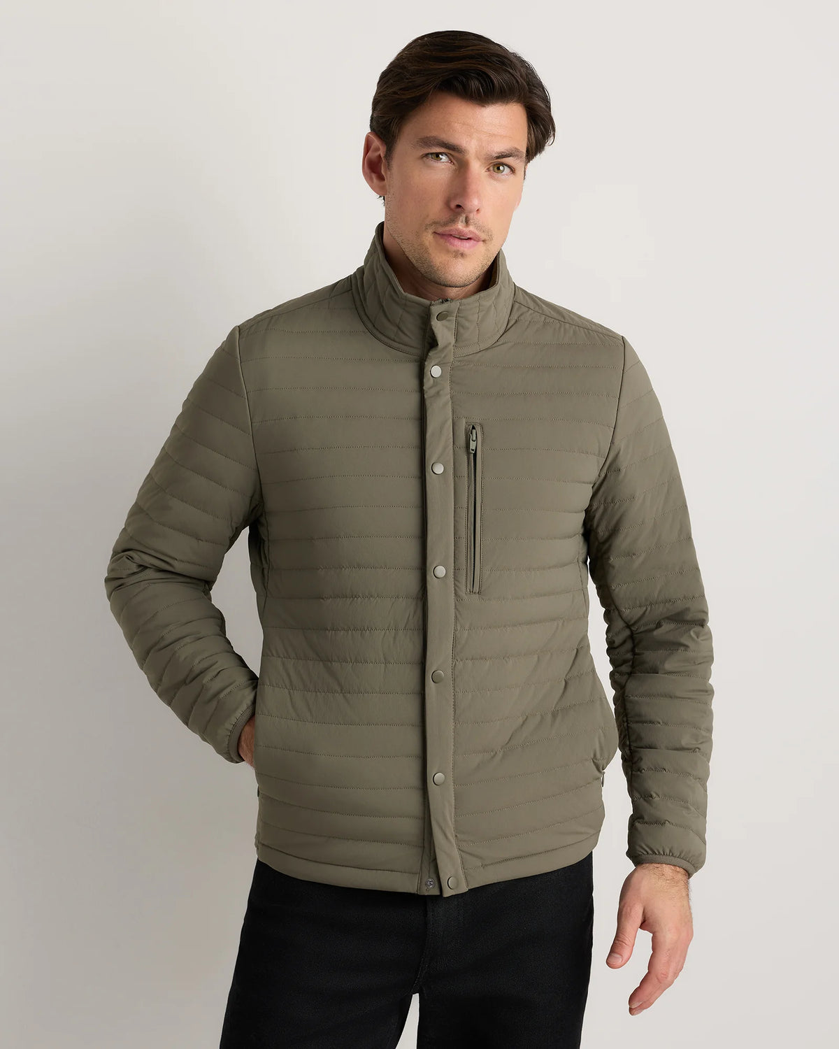 Responsible Down Quilted Jacket - S / Faded Cargo Green