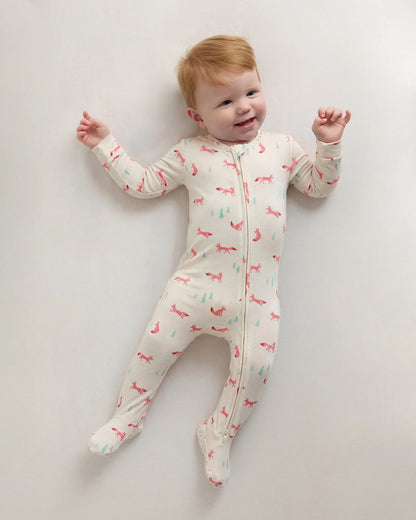 Bamboo Footie Pajama - 0-3M / Ice Cream Bears