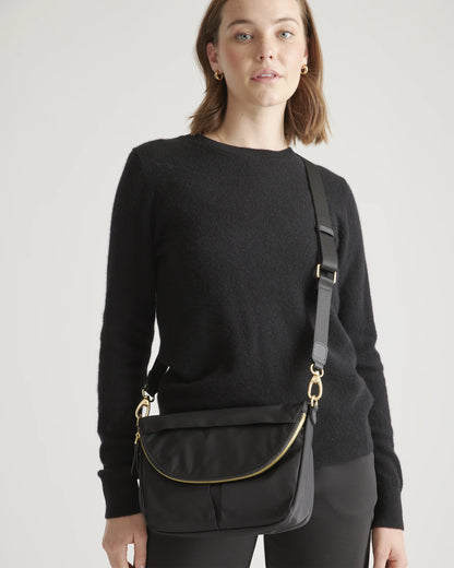 Revive Nylon Foldover Crossbody - One Size / Olive