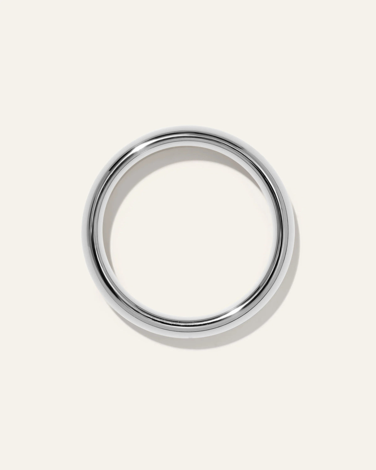 Tungsten Carbide Rounded Band - 7 / 24K Gold Plated