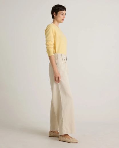 Drapey Twill Pleated Trouser - 0 / Baywood