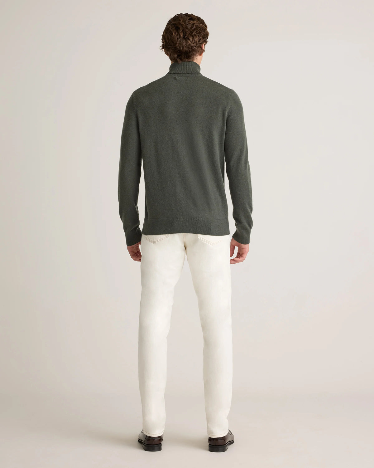 Mongolian Cashmere Turtleneck Sweater - S / Black