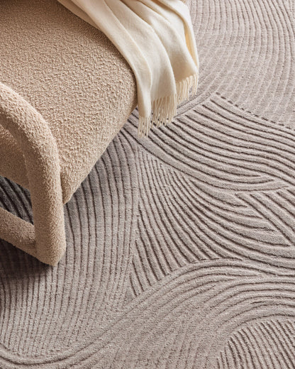 Windsor Hand-Loomed Wool Rug - 5' x 8' / Mushroom