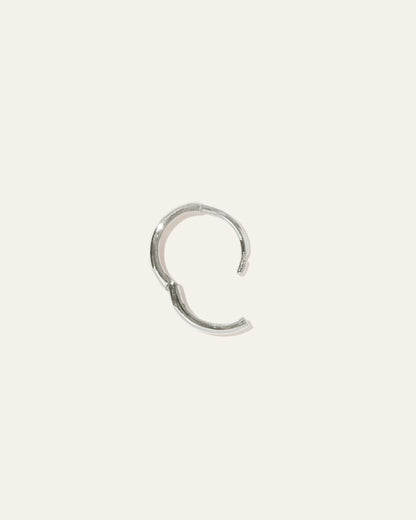 14K Gold Second Piercing Tiny Huggie - Single - One Size / Yellow Gold