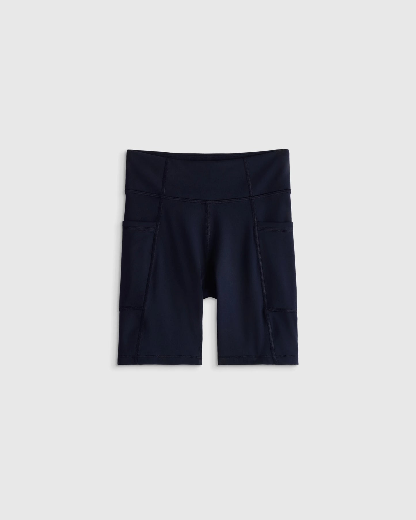 Girls Ultra-Form Pocket Bike Shorts - 6 / Deep Navy