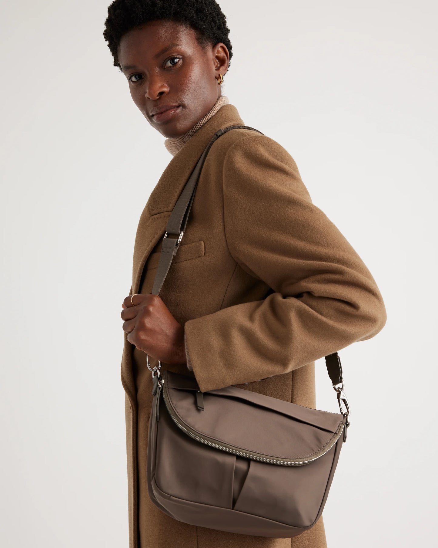 Revive Nylon Foldover Crossbody - One Size / Olive