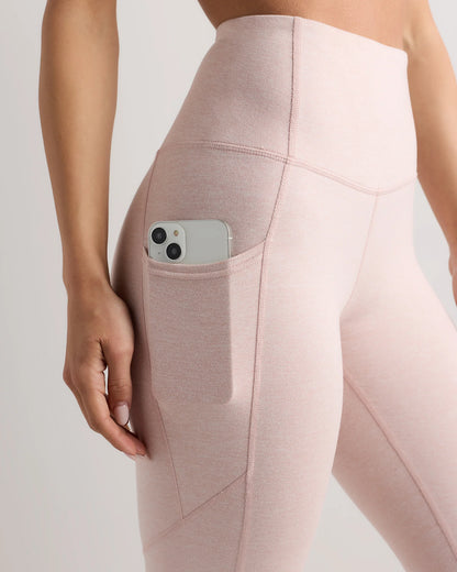 Ultra-Soft High-Rise Pocket Legging - XS / Heather Espresso