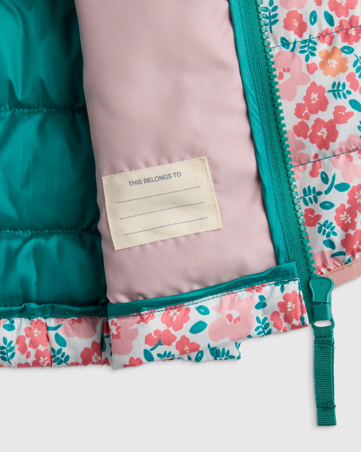 Lightweight Down Hooded Puffer Jacket - 2T / Tidepool