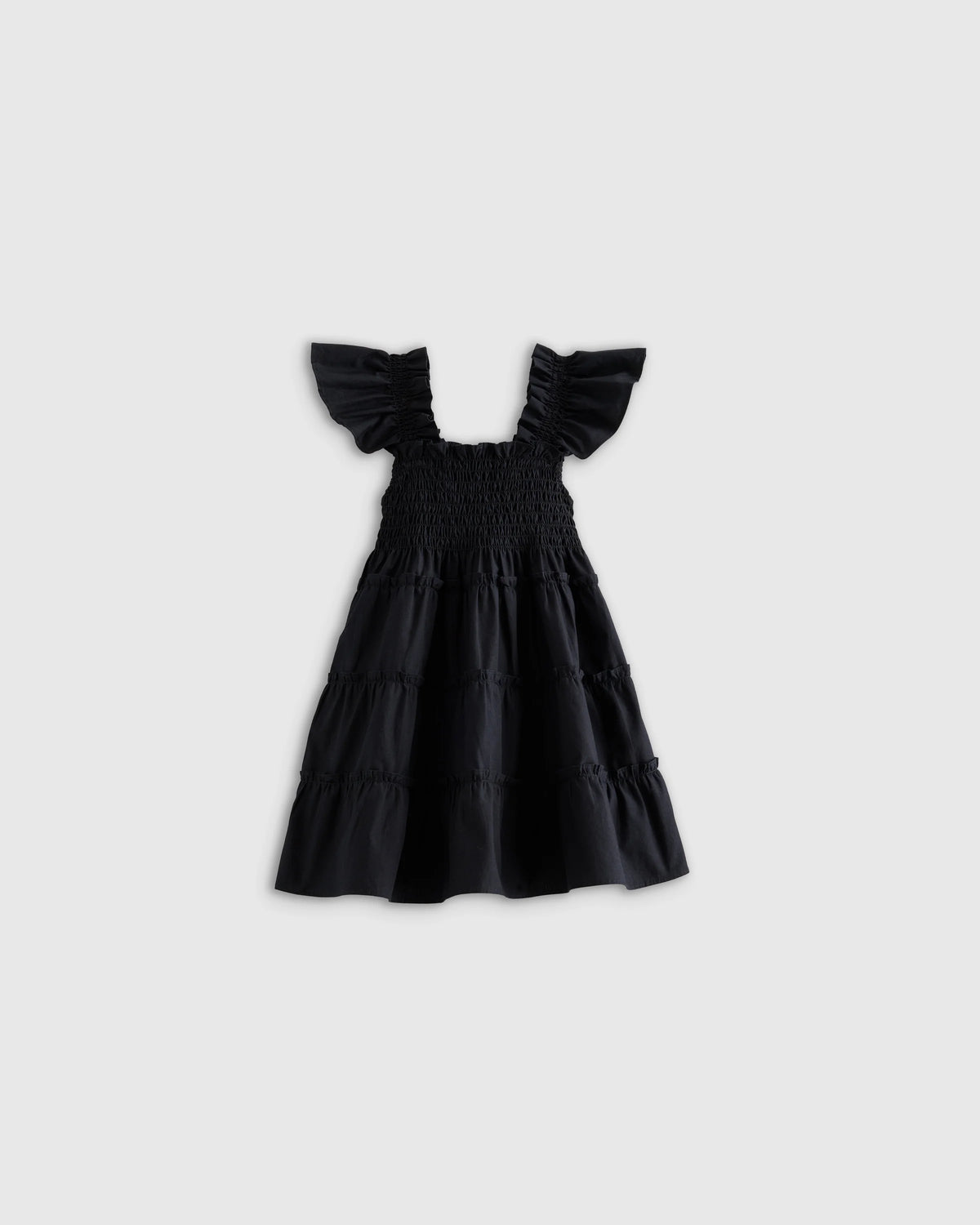 100% Organic Cotton Poplin Smocked Dress - 3-6M / Wisteria Floral