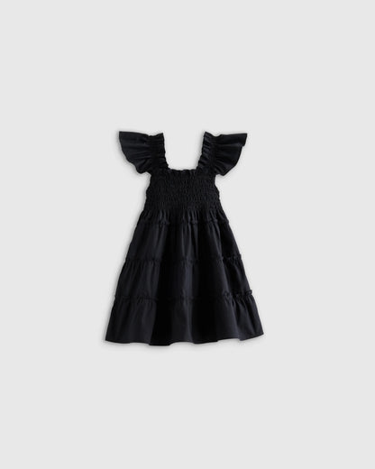 100% Organic Cotton Poplin Smocked Dress - 3-6M / Wisteria Floral