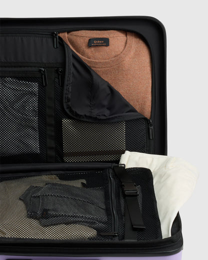 Expandable Carry-On Suitcase - One Size / Dark Green