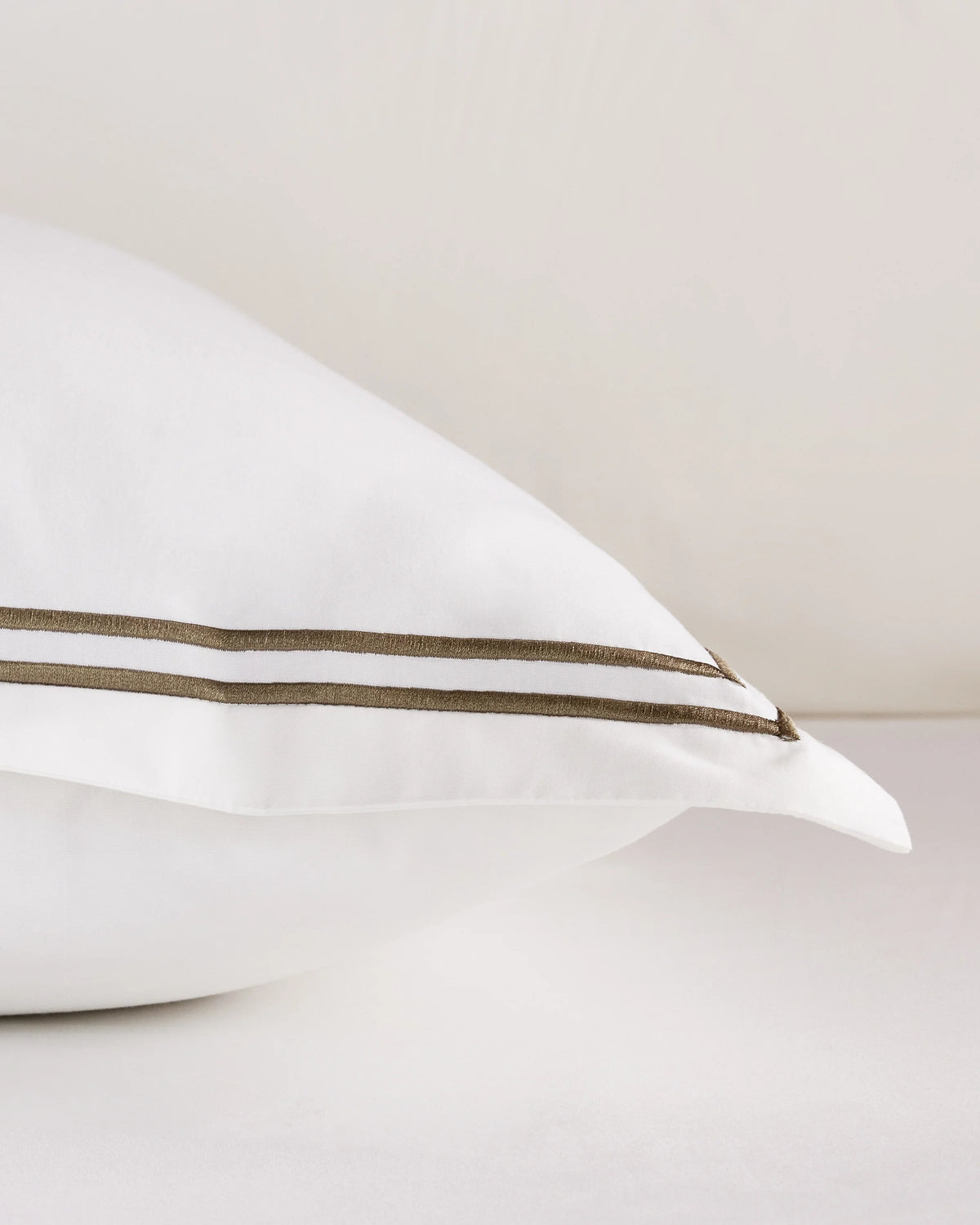 Organic Crisp Percale Euro Sham - Euro / White