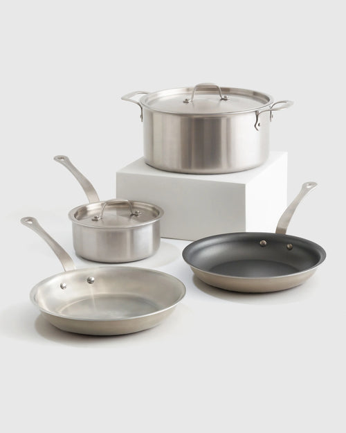 5-Ply Stainless Steel 6 Piece Cookware Set - One Size / No Color