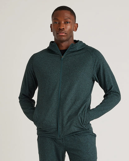 Flowknit Performance Zip Hoodie - S / Heather Grey