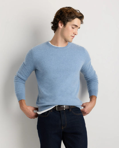 Mongolian Cashmere Crewneck Sweater - XS / Black