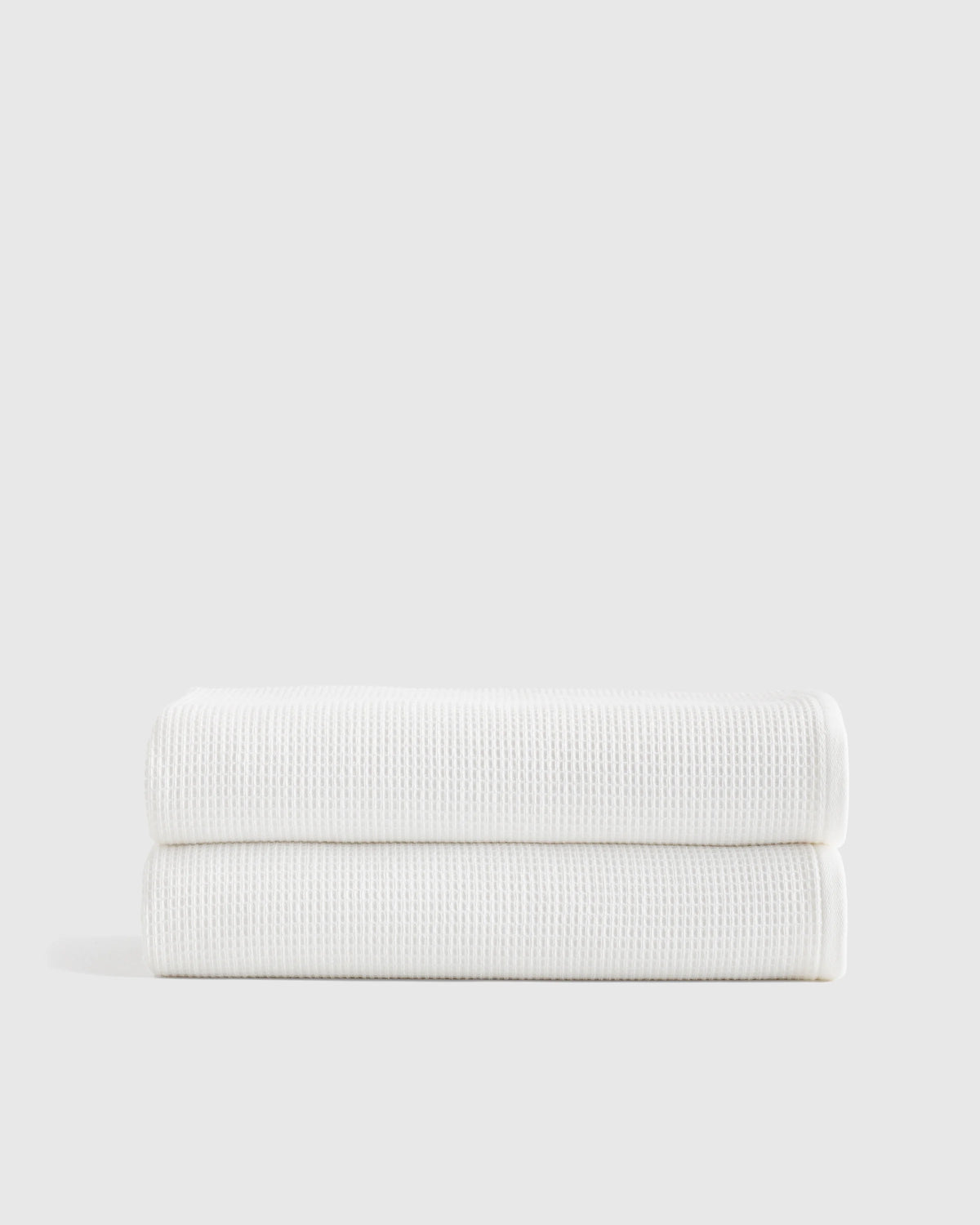 Turkish Waffle Terry Bath Sheet (Set of 2) - One Size / Ivory