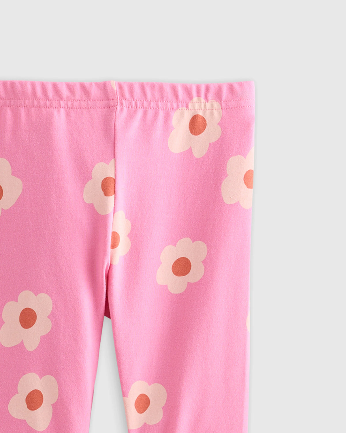 Organic Cotton Leggings - 12-18M / Bright Blush