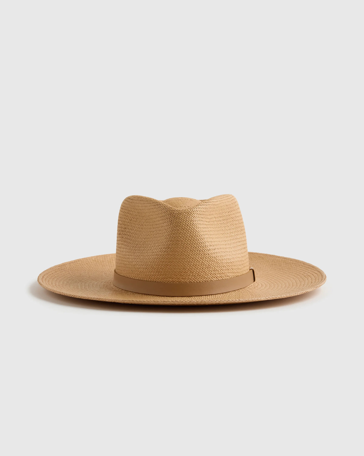 Toquilla Straw Wide Brim Panama Hat - S / Natural