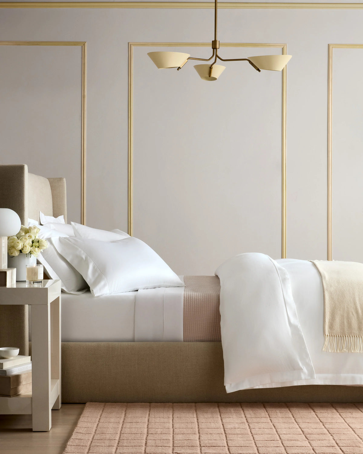 Signature Giza Cotton Sateen Deluxe Bedding Bundle - Twin / Dried Sage