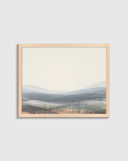 Through the Mist by Beth James - 21.25"x26.25" / Black