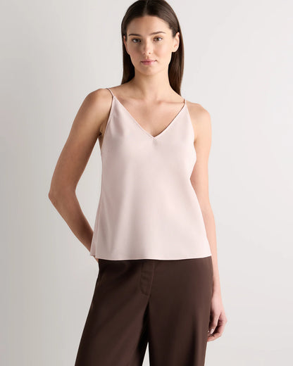 Matte V-Neck Cami - XS / Porcelain Ivory