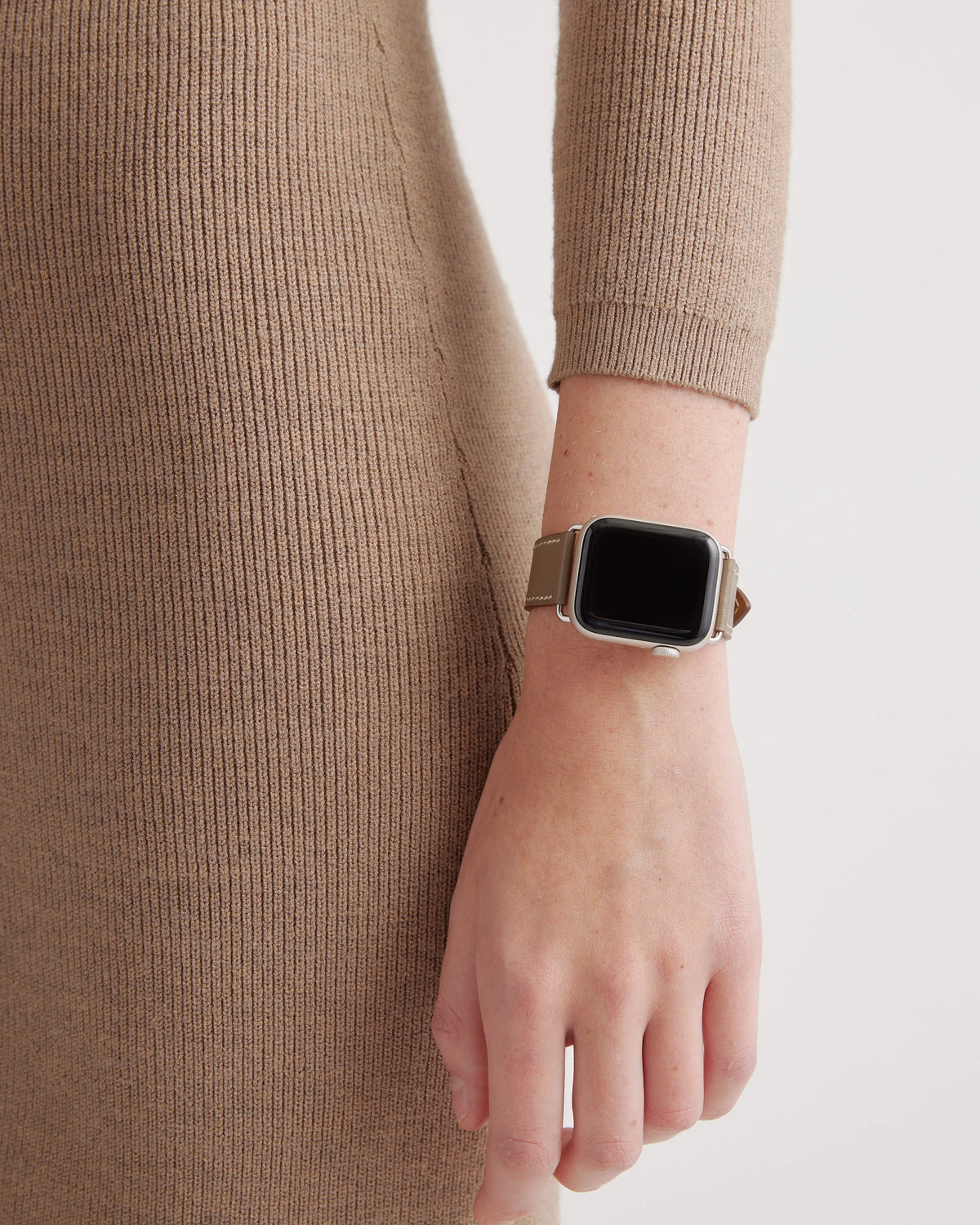 Leather Smartwatch Band - 38mm - 42mm / Cognac