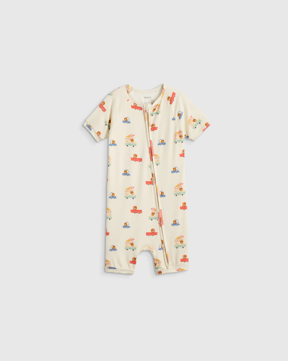 Bamboo Shortie Onesie Pajama - 2T / Sunshine