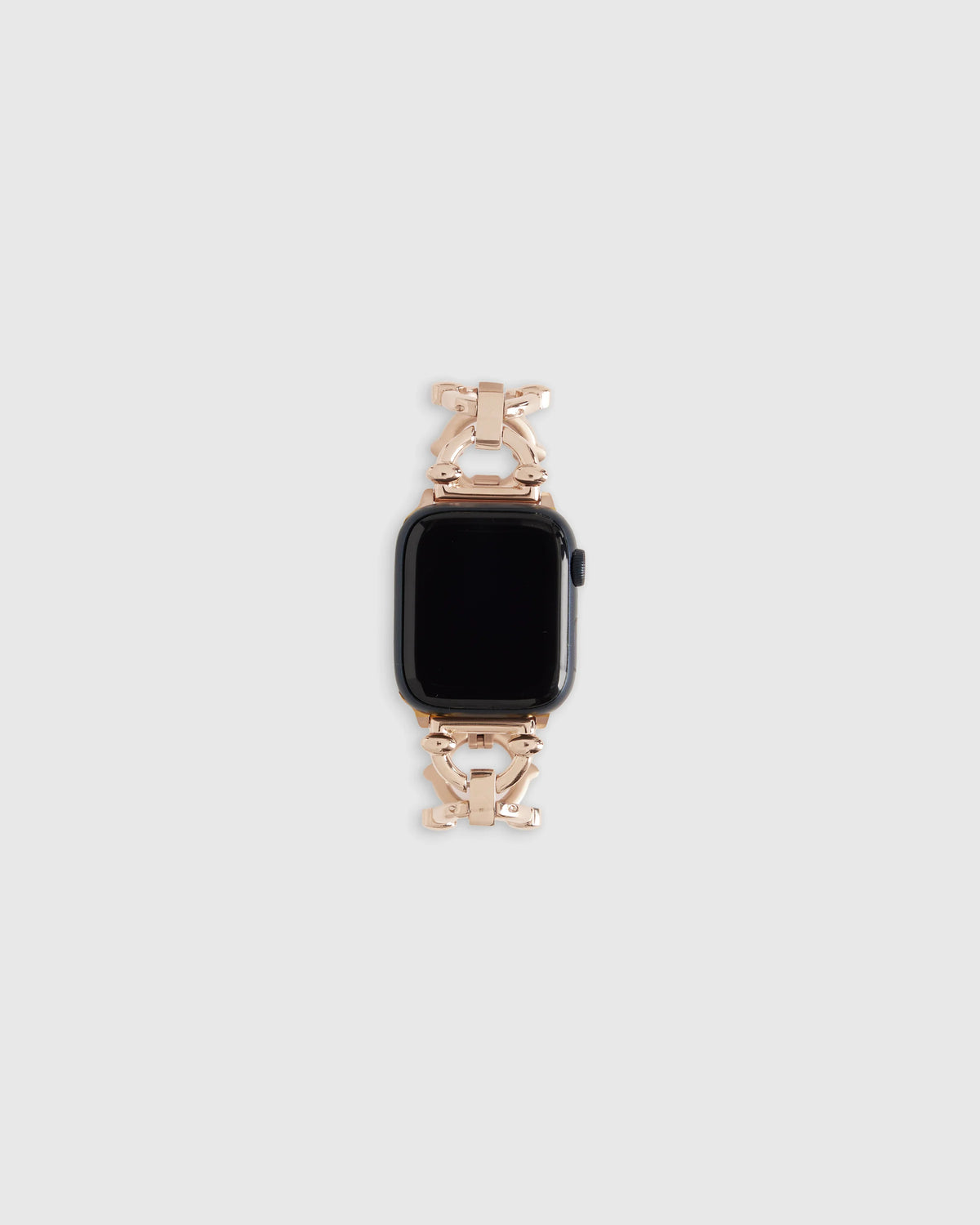 Stainless Steel Chain Link Smartwatch Band - 38mm - 42mm / Gold