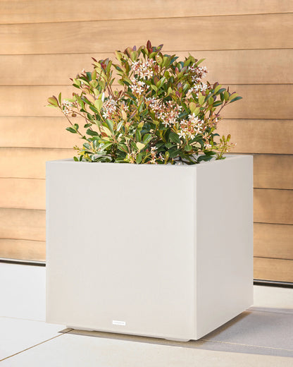 Block Series All Weather Square Planter by Veradek - One Size / Black