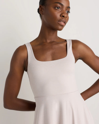 Flowknit Breeze Fit & Flare Dress - XS / Heather Green
