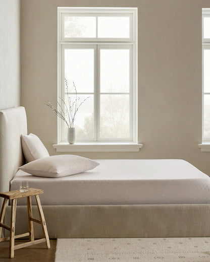European Linen Pillowcase Set - Standard / White