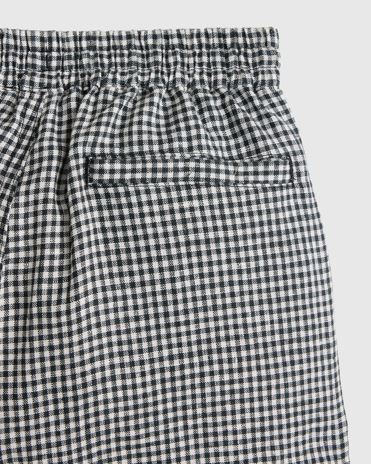 100% European Linen Drawstring Shorts - 6 / Vintage Pink Chambray