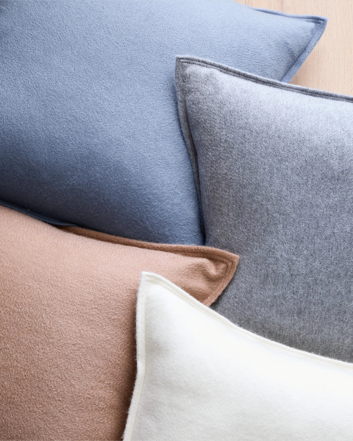 Solid Cashmere Pillow Cover - 20x20 / Camel