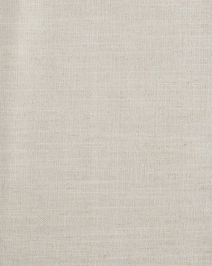 Atlas Midcentury Ottoman in Performance Chenille Linen Blend - 31.5" / Snow