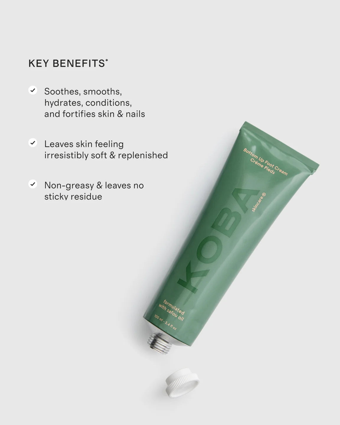 Bottom Up Foot Cream by KOBA - One Size / No Color