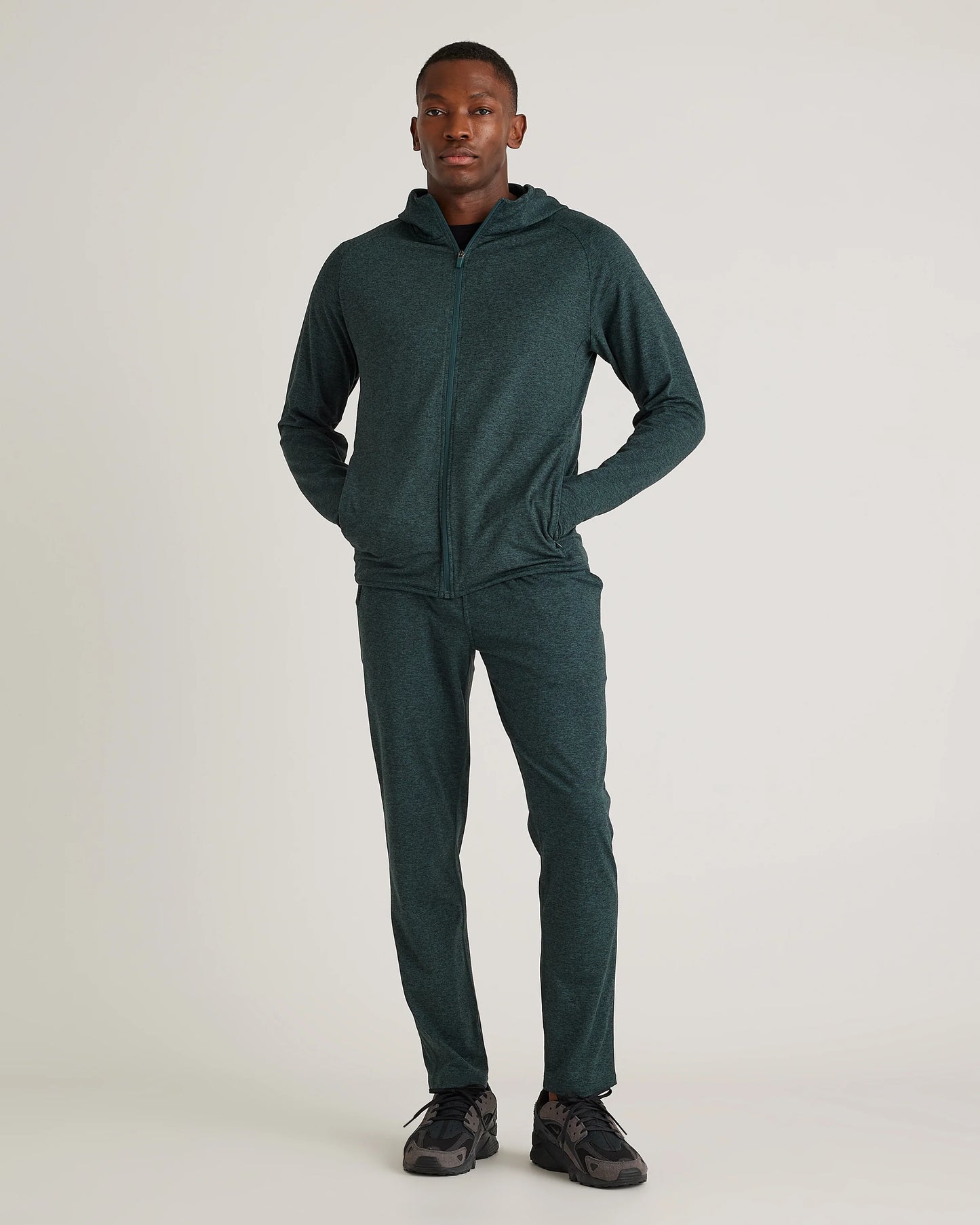 Flowknit Performance Zip Hoodie - S / Heather Grey