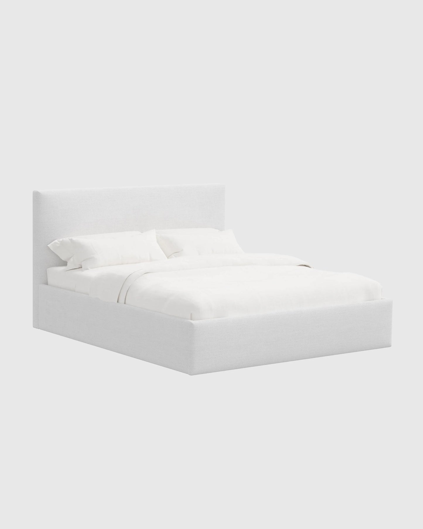100% Linen Square Bed - Full / Canvas