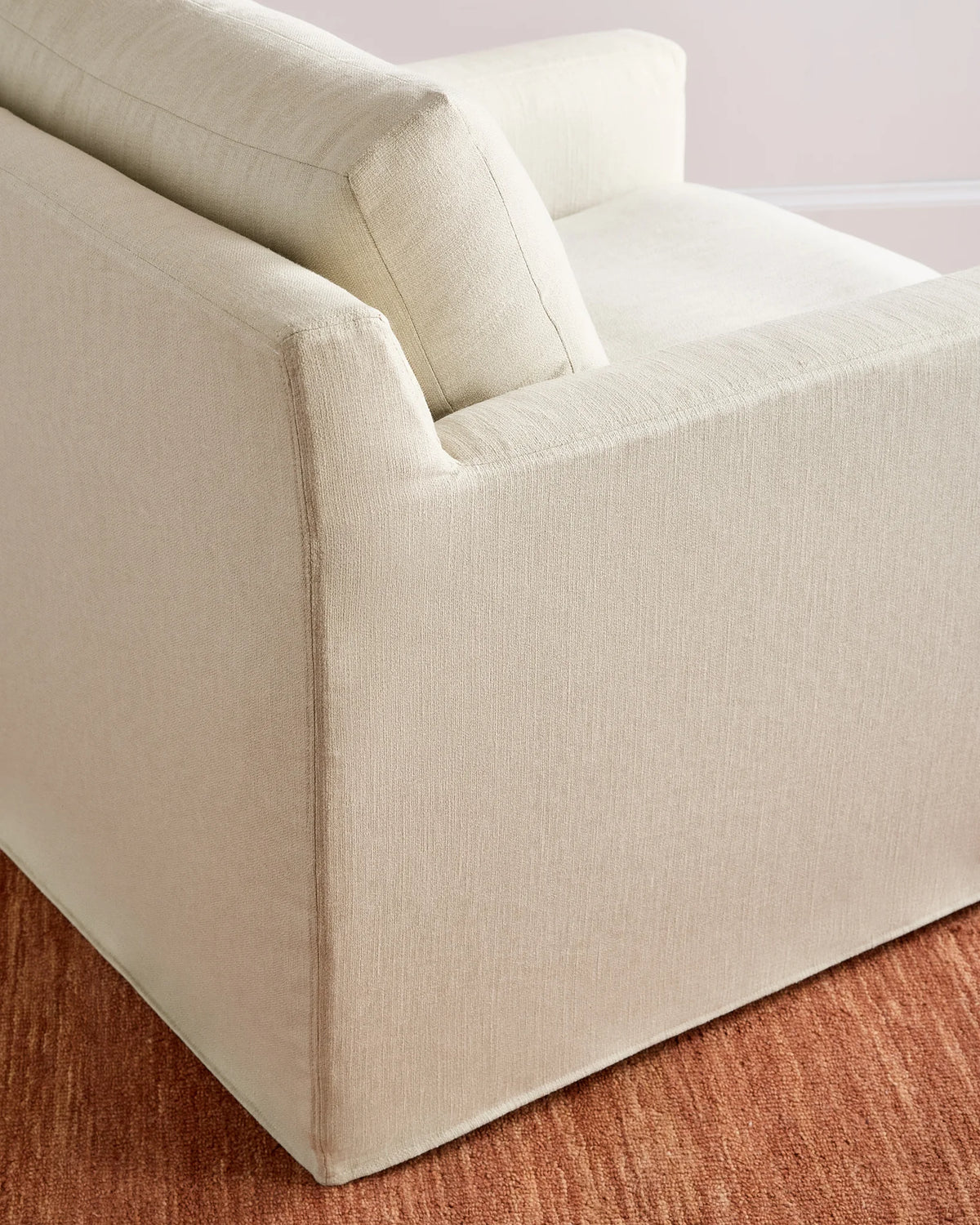 Ellery Slipcover Chair in Performance Linen - One Size / Sand
