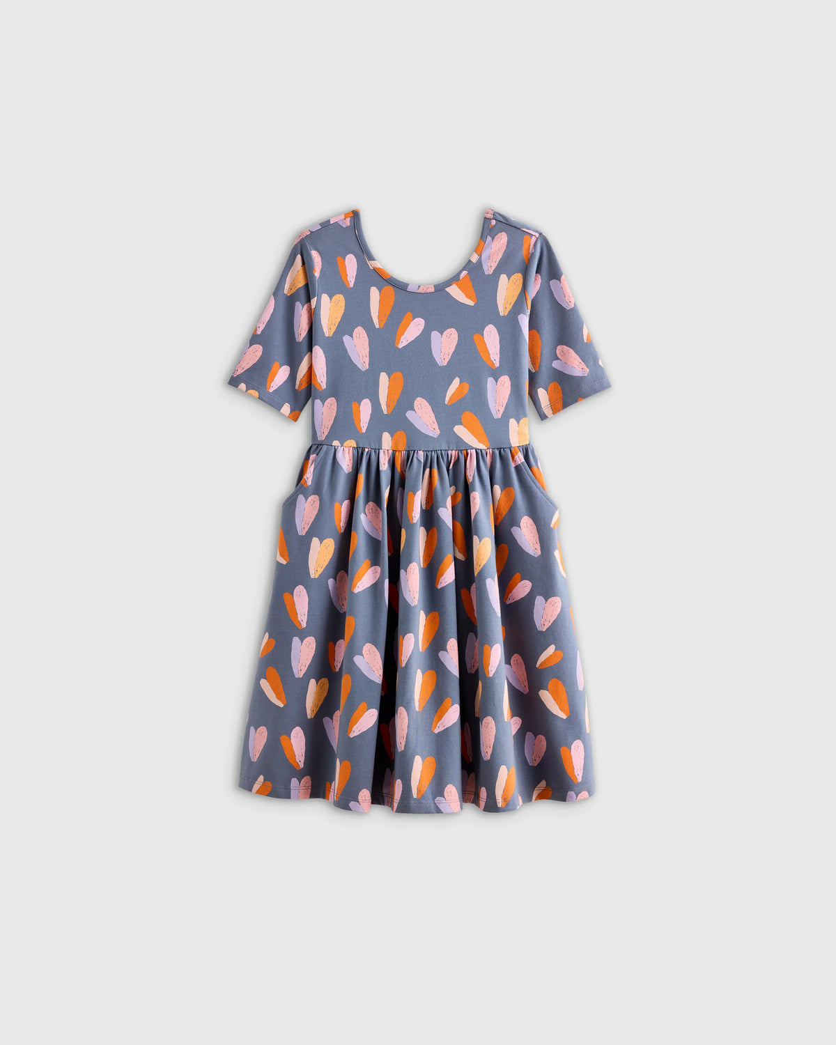 Organic Cotton Skater Dress - 2T / Sweet Cherries