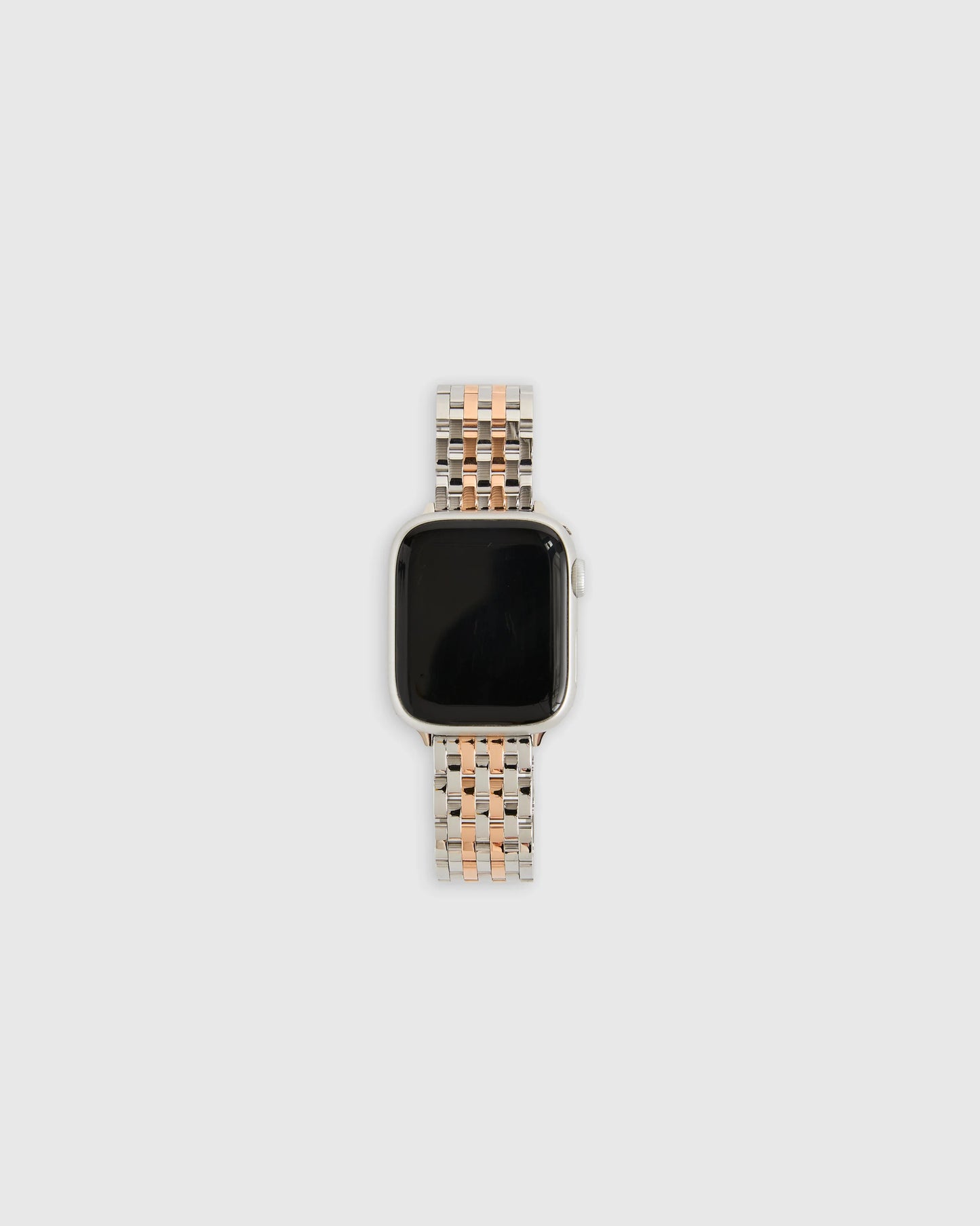Stainless Steel Bracelet Smartwatch Band - 38mm - 42mm / Silver/Gold