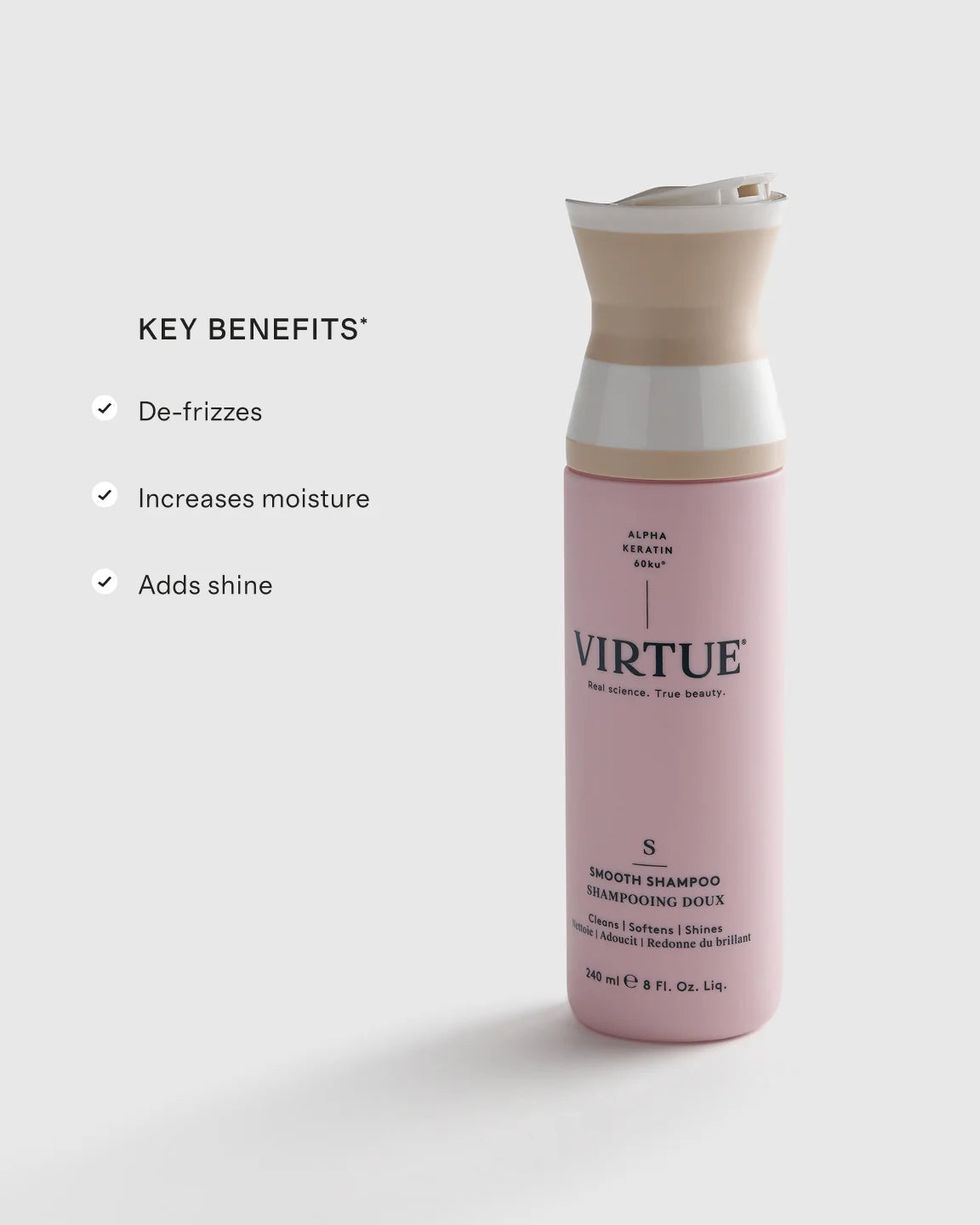 Smooth Shampoo 8 oz by Virtue - One Size / No Color