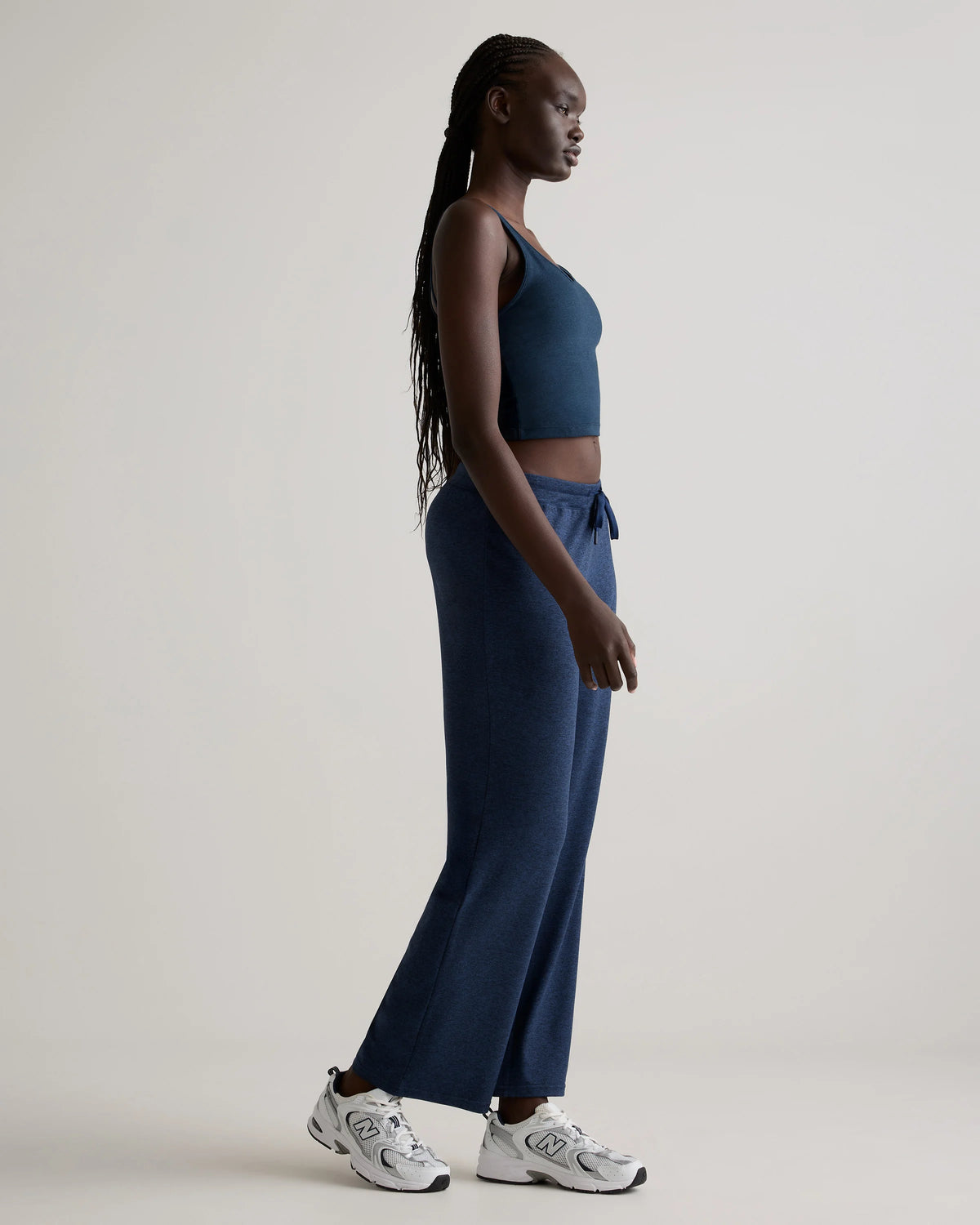 Flowknit Wide Leg Pants - XS / Black