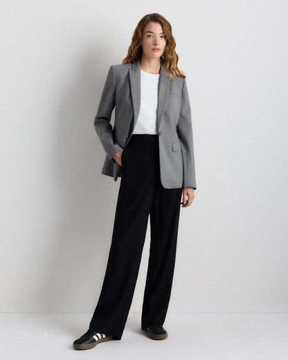 Italian Wool Long Blazer - XS / Sahara Camel