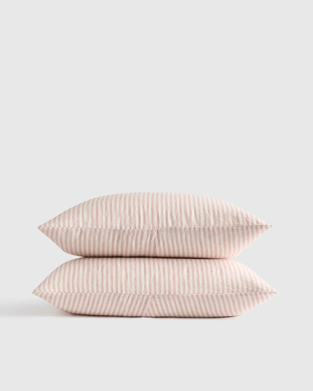 European Linen Sham Set - Standard / White