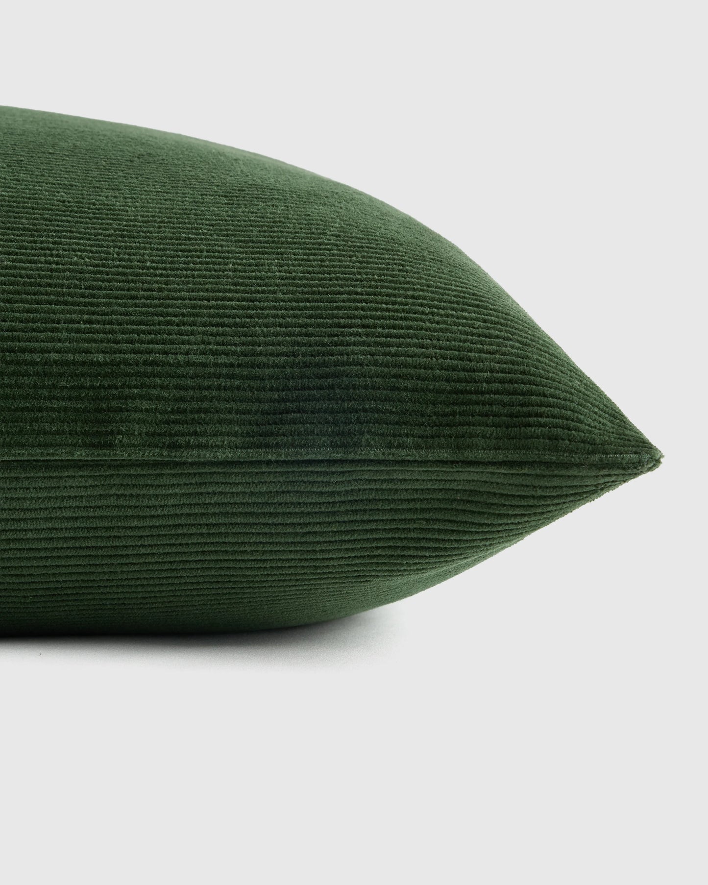 Corduroy Cotton Velvet Pillow Cover - 20x20 / Pine